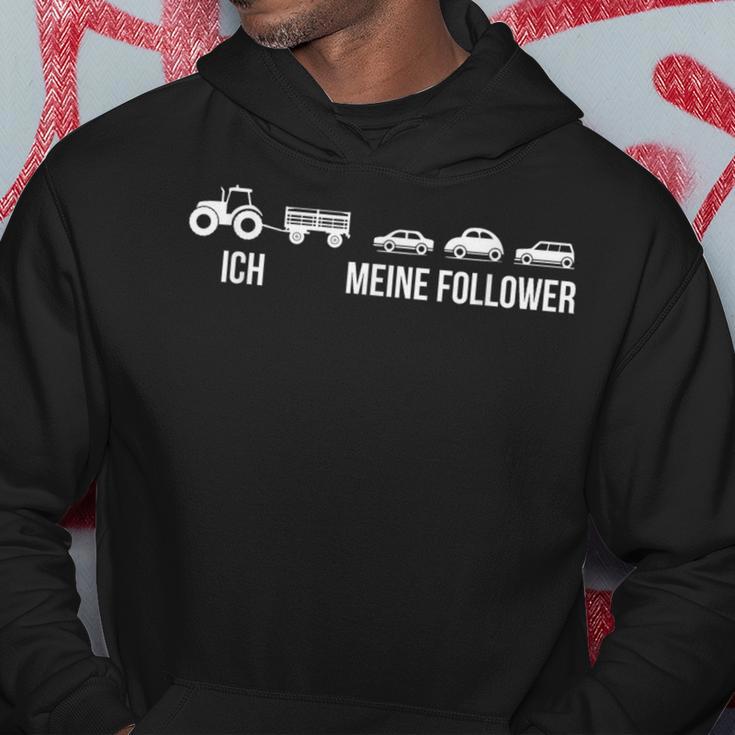 Tractor Ich Meine Follower Trecker Farmers Slogan Kapuzenpullover Lustige Geschenke