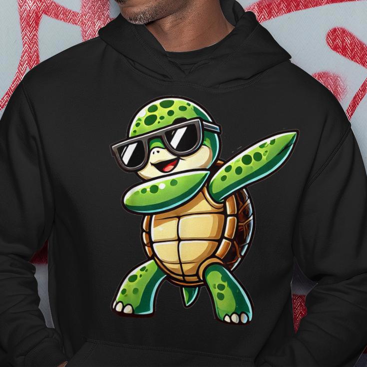 Turtle Dabbing Turtle With Toad Motif Kapuzenpullover Lustige Geschenke