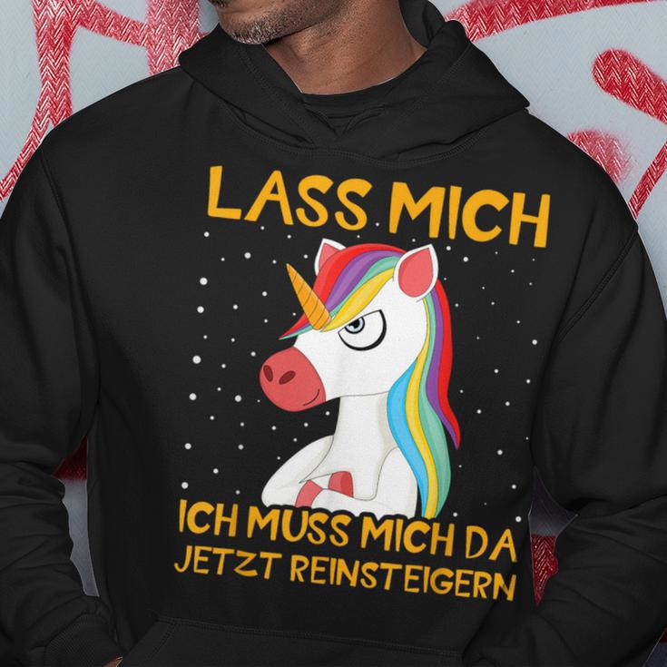 Unicorn Lass Mich Ich Muss Mich Da Jetzt Reineigern Kapuzenpullover Lustige Geschenke