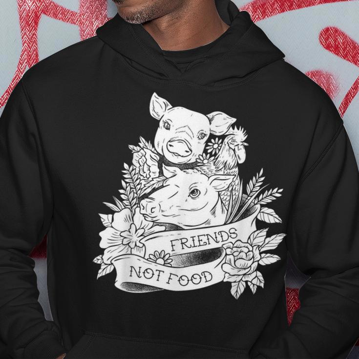 Vegan Friends Not Food Pig eganismegetable Food Kapuzenpullover Lustige Geschenke