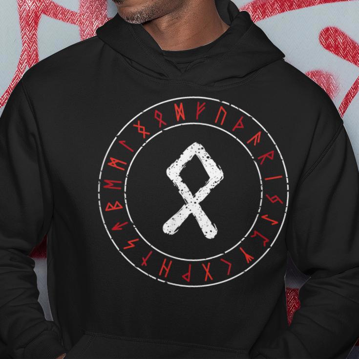 Viking Rune Othala Runic Circle Nordic Mythology Celtic Kapuzenpullover Lustige Geschenke