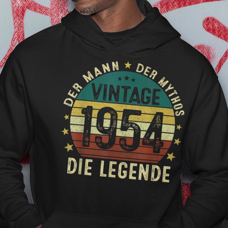 Vintage 1954 The Man Mythos The Legendary Since 1954 Kapuzenpullover Lustige Geschenke