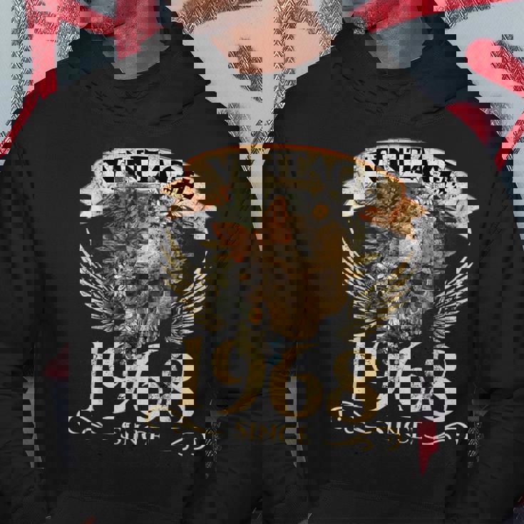 Vintage 1968 Calavera 55 Cumpleaños Sudadera Regalos divertidos