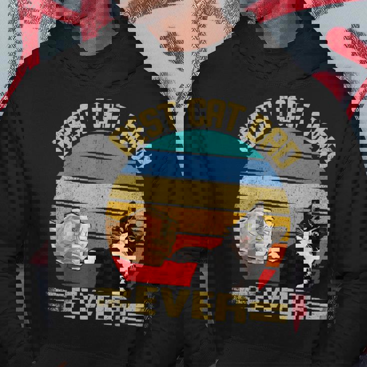 Vintage Best Cat Dad Ever Cat Owner Cats Dad Sudadera Regalos divertidos