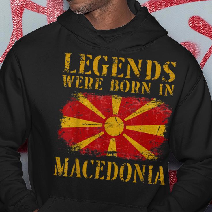 Vintage Macedonian Flag S Kapuzenpullover Lustige Geschenke