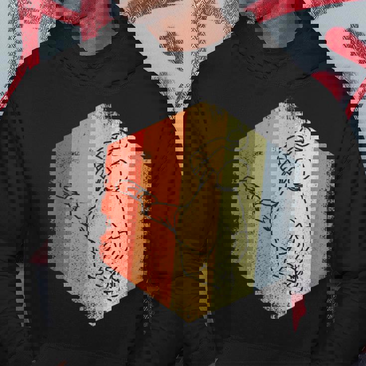 Vintage Handballer Dibujo Handball Lover Sudadera Regalos divertidos