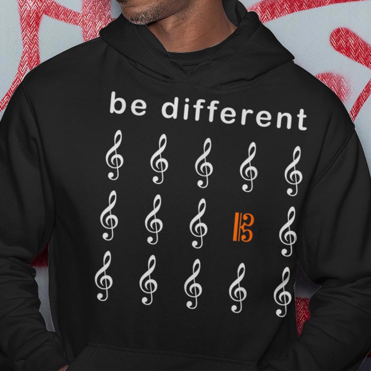 Viola Alto Key Saying Be Different Musician S Kapuzenpullover Lustige Geschenke