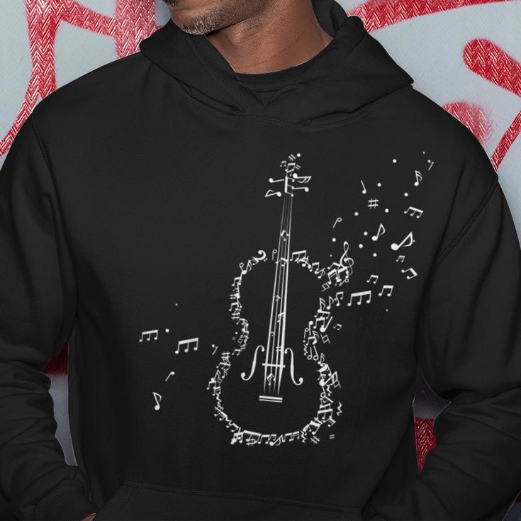 Violin &Iolin Music Notes Musician Kapuzenpullover Lustige Geschenke