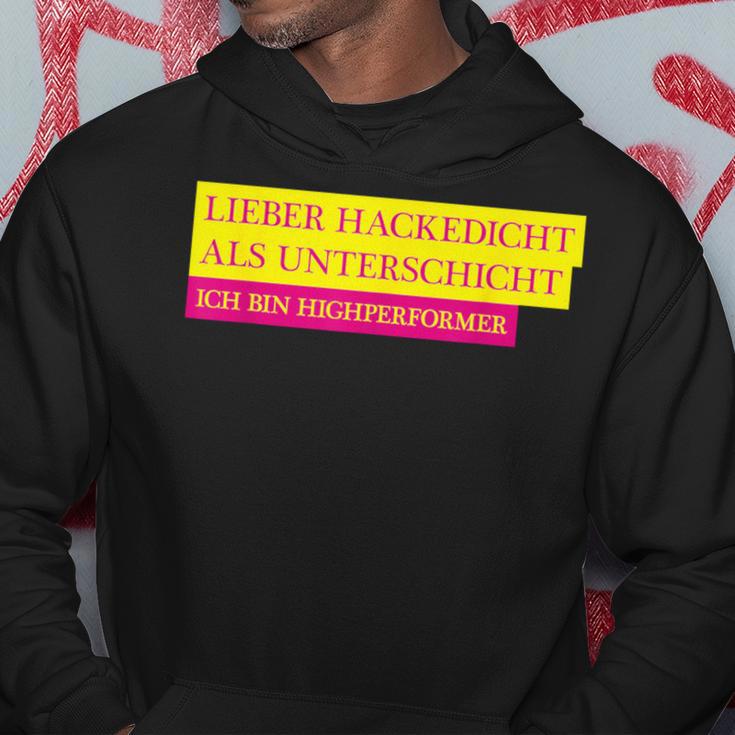 Vollister Jga Party Lieber Hackedicht Als Unterschicht Als Untersch Kapuzenpullover Lustige Geschenke