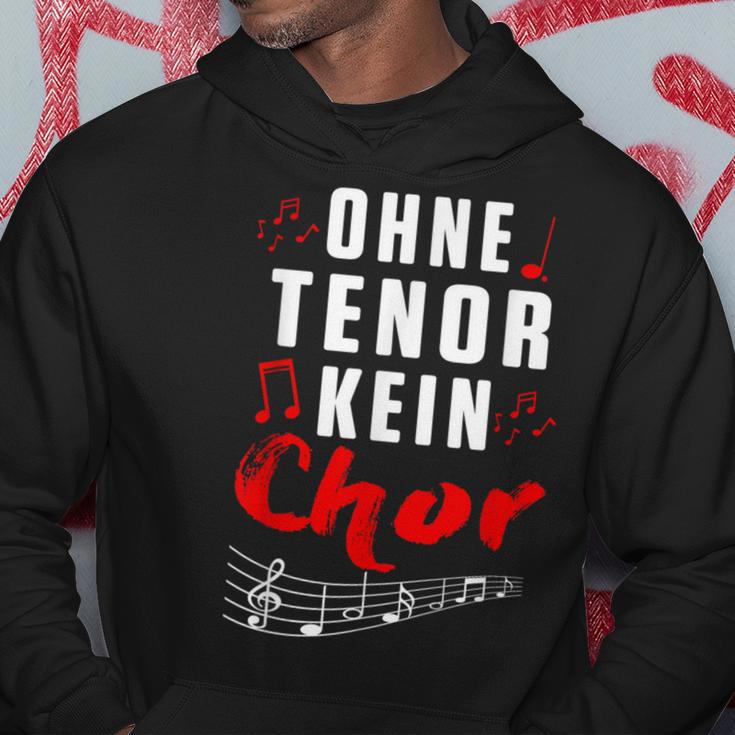 Without Tenor No Choir Music Singing Concert Kapuzenpullover Lustige Geschenke