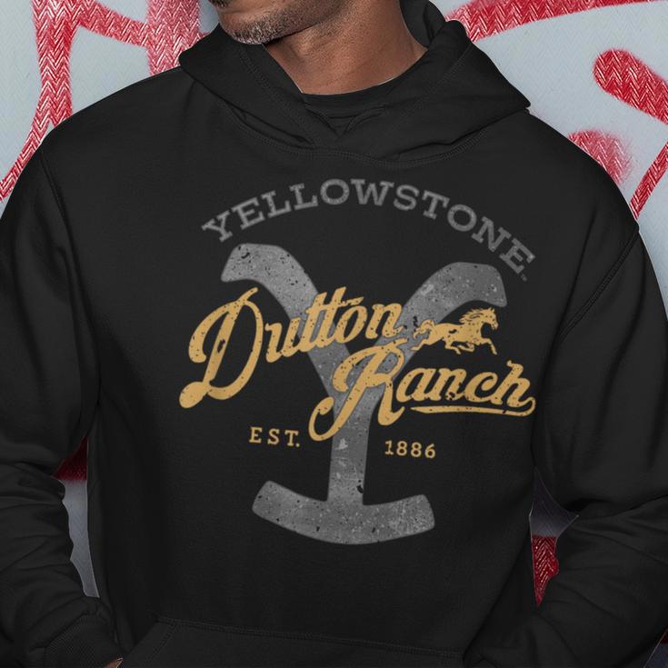 Yellowstone Dutton Ranch Est 1886 Iconic Logo Team Style Kapuzenpullover Lustige Geschenke