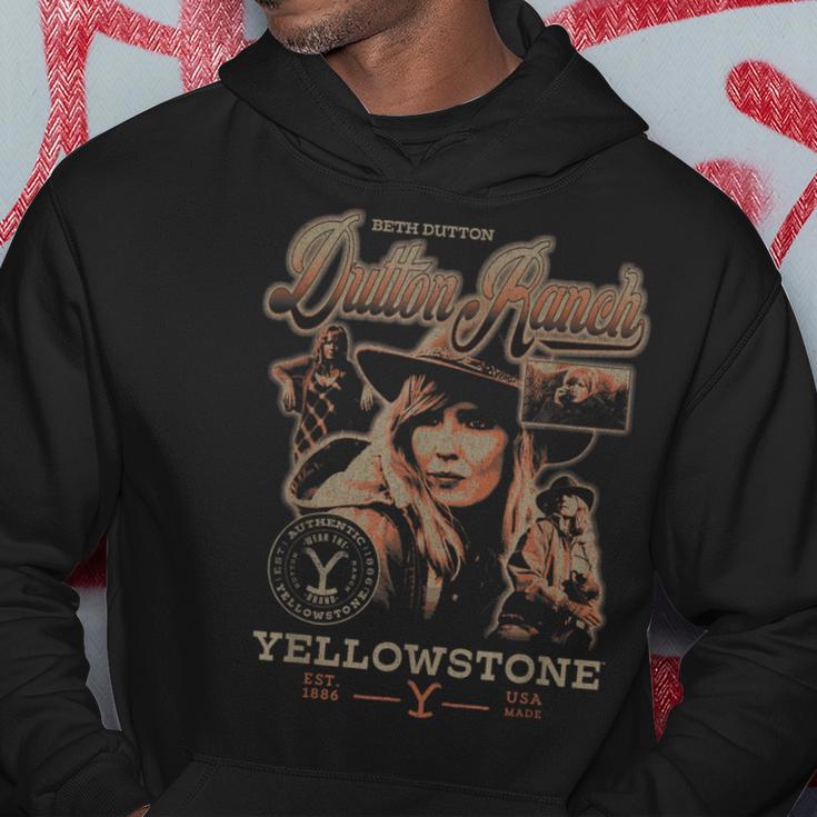 Yellowstone Iconic Beth Dutton Distressed Big Chest Poster Kapuzenpullover Lustige Geschenke