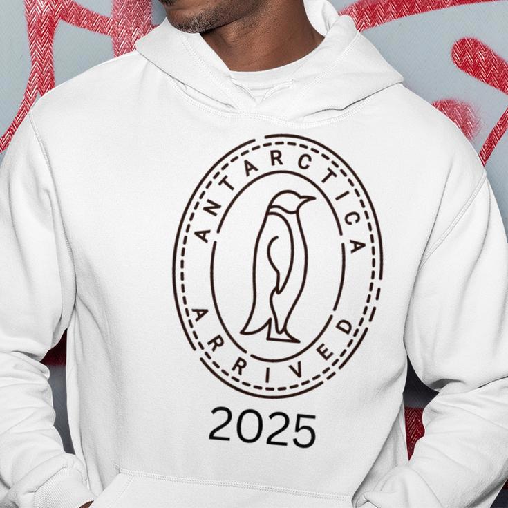 Angekommen In Der Antarctic 2025 Gray Kapuzenpullover Lustige Geschenke