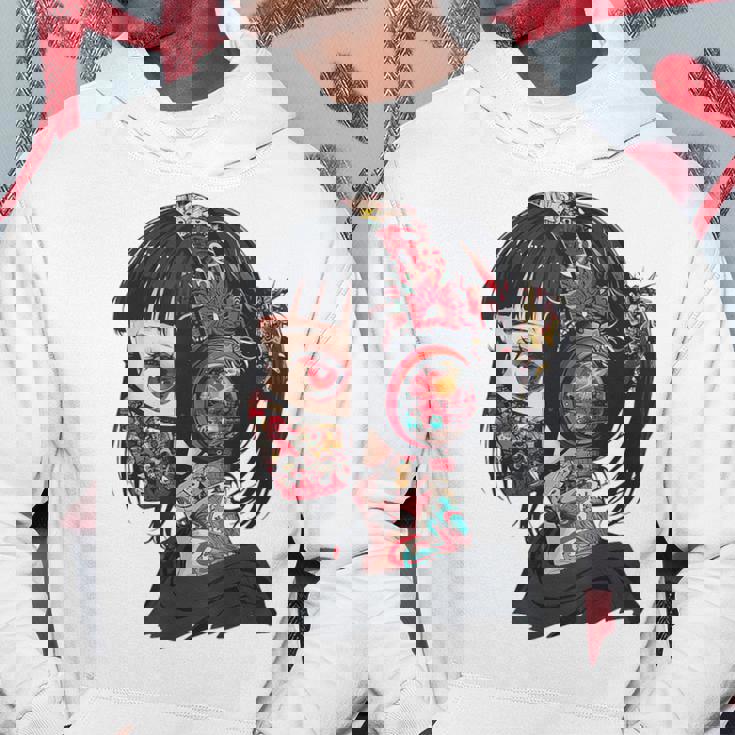 Anime Manga Gráfico Ojos Rojos Arte Anime Sudadera Regalos divertidos