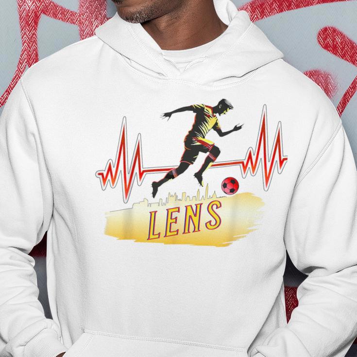 Sweat à Capuche Lensois Supporter Football Ligue France - Cadeau Fan De Foot, Coupe Classique - 4