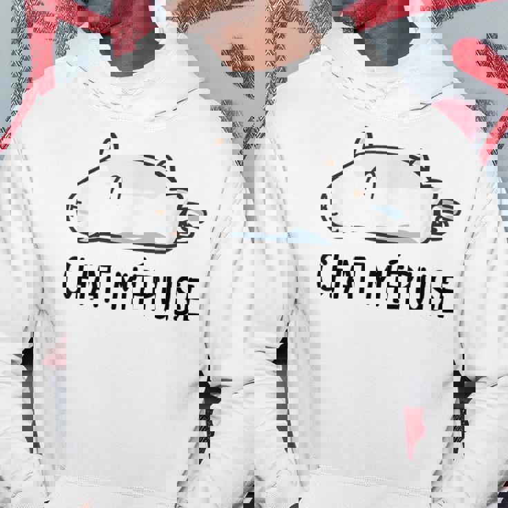 Chat Humour Cadeau Chat M'épuise Sweat à capuche Cadeaux drôles