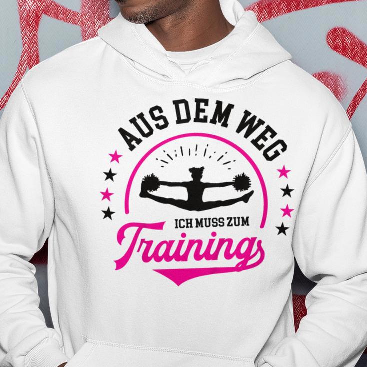 Cheerleading Cheerdance Aus Dem Weg Ich Muss Zum Training German Kapuzenpullover Lustige Geschenke