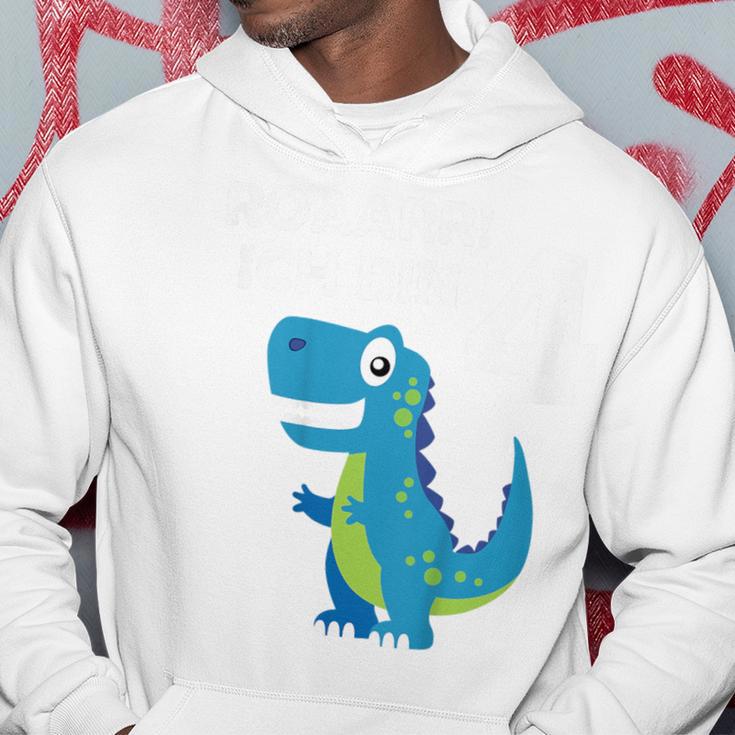 Children's 4Th Birthday Boy Dino T-Rex Dinosaur 4 Birthday Kapuzenpullover Lustige Geschenke