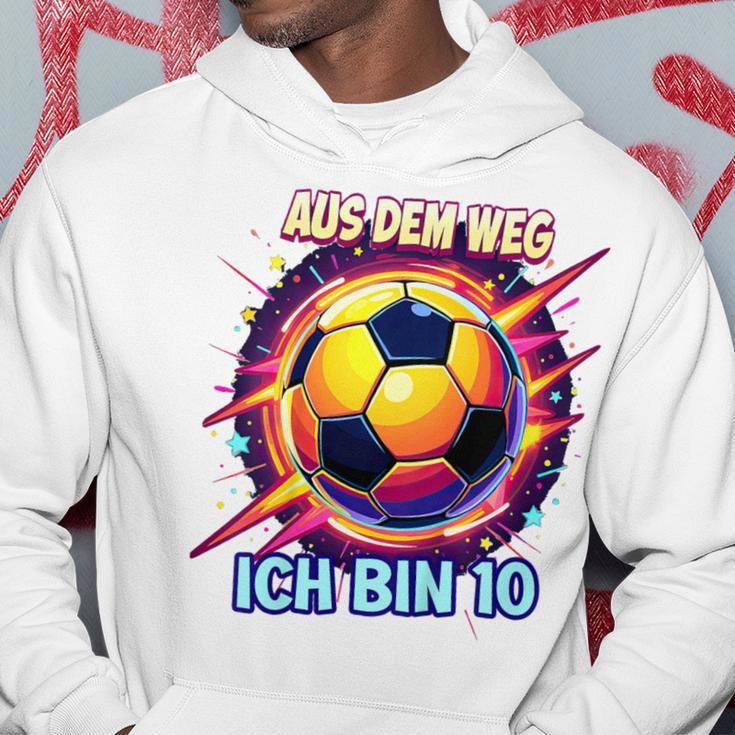 Children's Aus Dem Weg Ich Bin 10 Fußballer Fußballer Birthday Boy Kapuzenpullover Lustige Geschenke