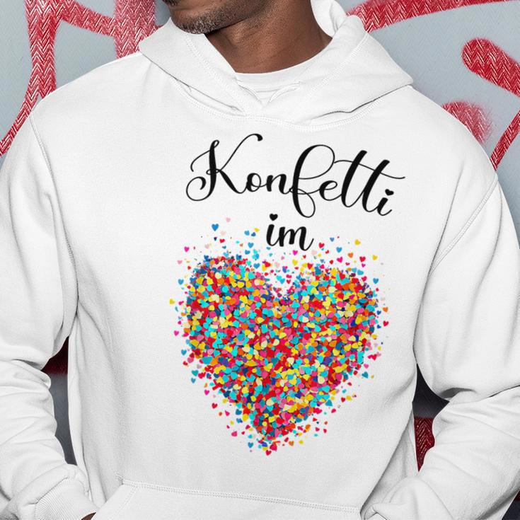 Confetti In The Heart Carnival Blue Kapuzenpullover Lustige Geschenke