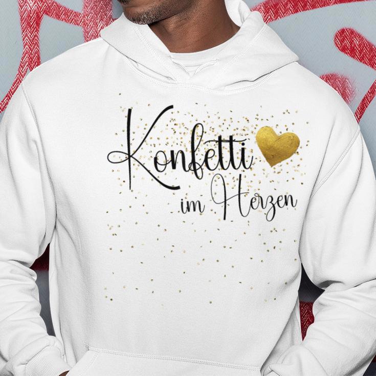 Confetti In Heart Fancy Dress Confetti Carnival Outfit Kapuzenpullover Lustige Geschenke