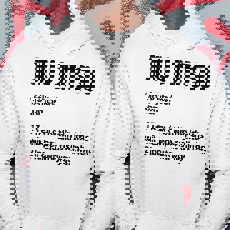 Definición De Jiu Jitsu Practicante Brasileño De Jiu-Jitsu Bjj Sudadera Regalos divertidos