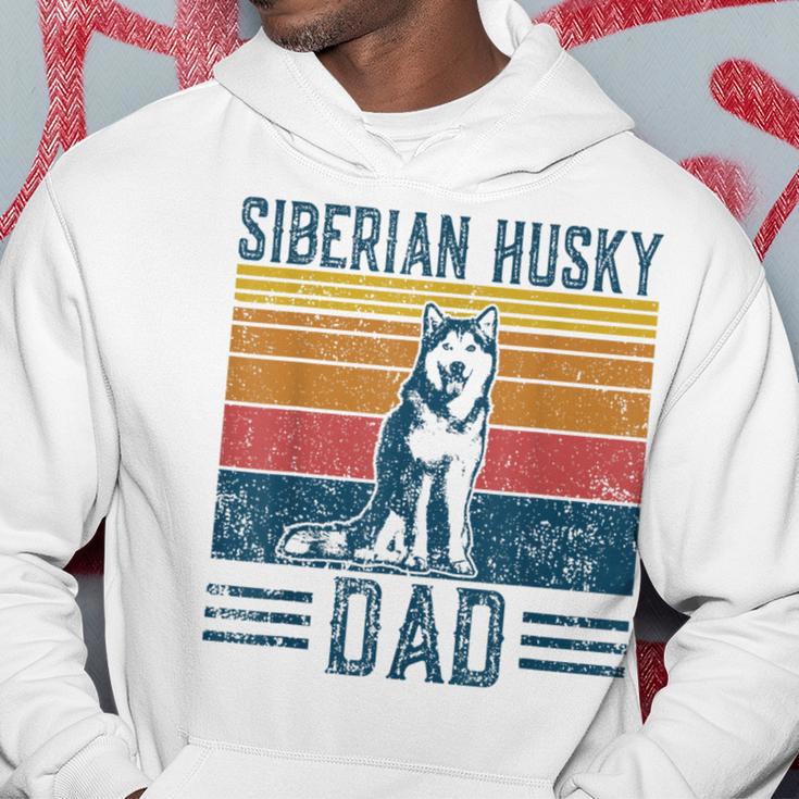 Dog Husky Papa -Intage Siberian Husky Dad Kapuzenpullover Lustige Geschenke