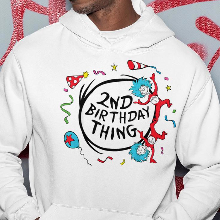 Dr Seuss 2Nd Birthday Thing Gray Kapuzenpullover Lustige Geschenke