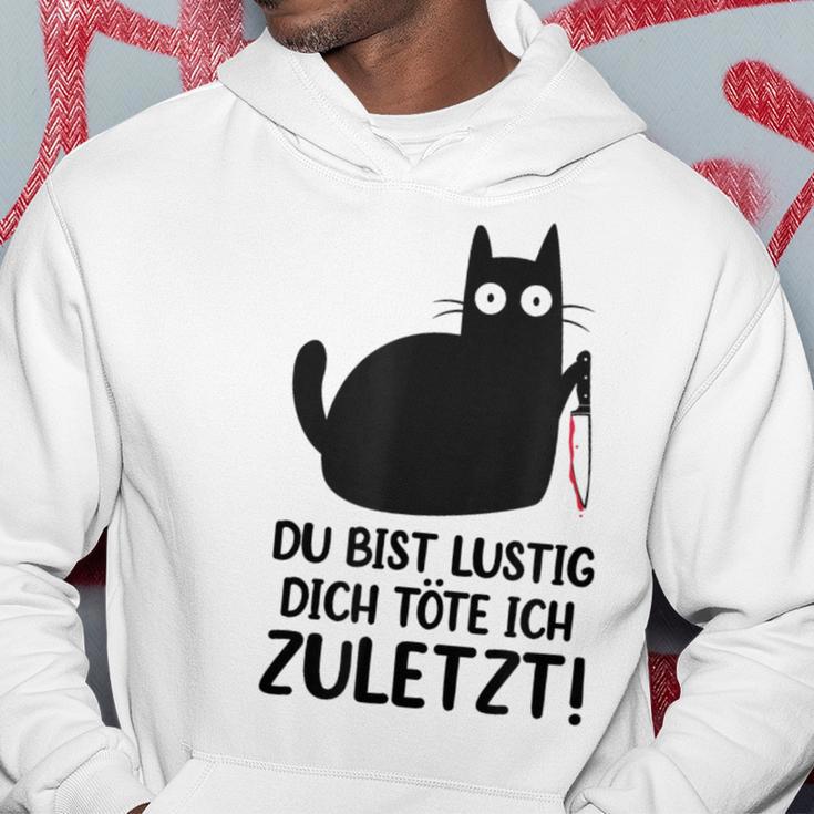 Du Bist Lustige Dich Töte Ich Zurletz German Kapuzenpullover Lustige Geschenke