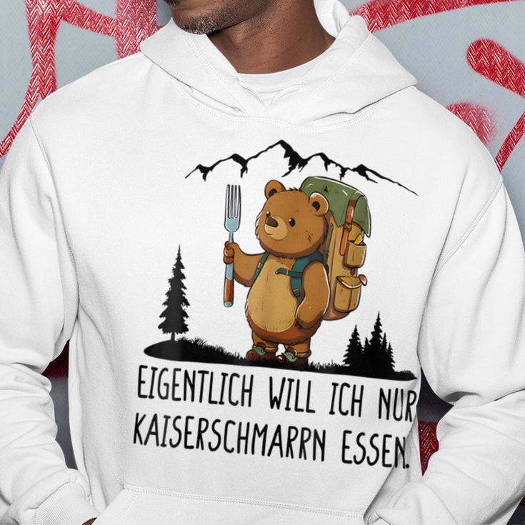 Eigentlich Will Ich Nur Kaiserschmarrn Essen Gray Kapuzenpullover Lustige Geschenke