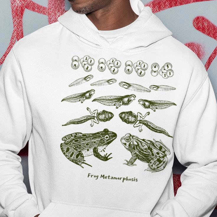 Frog Tadpole Life Cycle Metamorphosis Biology Science Kapuzenpullover Lustige Geschenke