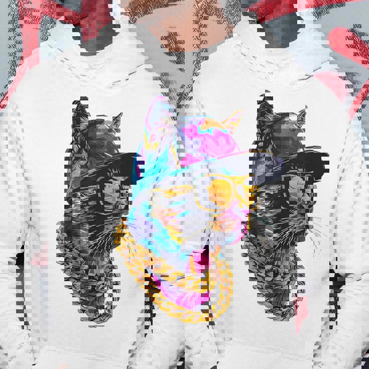 Genial Hip Hop Cat Urban Streetwear B-Boy Graffiti Sudadera Regalos divertidos
