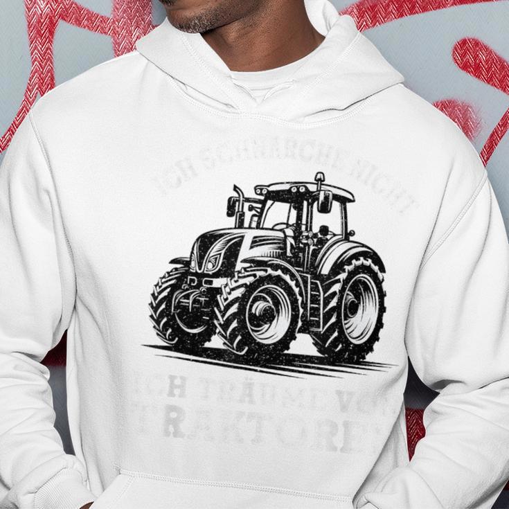 Ich Schnarche Nicht Spruch Farmer Farmer Tractor Blue Kapuzenpullover Lustige Geschenke