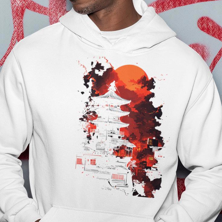 Japanischer Ninja Backprint Kapuzenpullover Lustige Geschenke