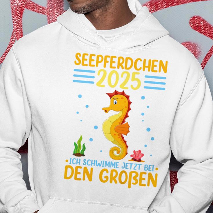 Kinder Seepferdchen 2025 Frühschwimmer Abzeichen Kapuzenpullover Lustige Geschenke