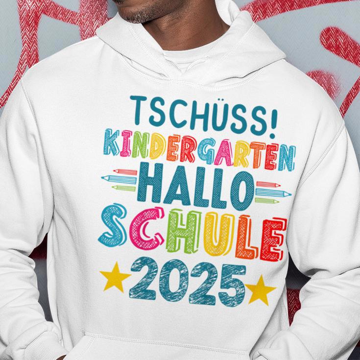 Kinder Tschüss Kindergarten Hallo Schule 2025 Lustig Kita Abgänger Kapuzenpullover Lustige Geschenke