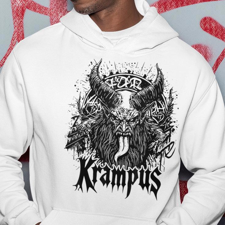 Kramperl Perchten Knecht Ruprecht Christmas Demon Krampus Gray Kapuzenpullover Lustige Geschenke