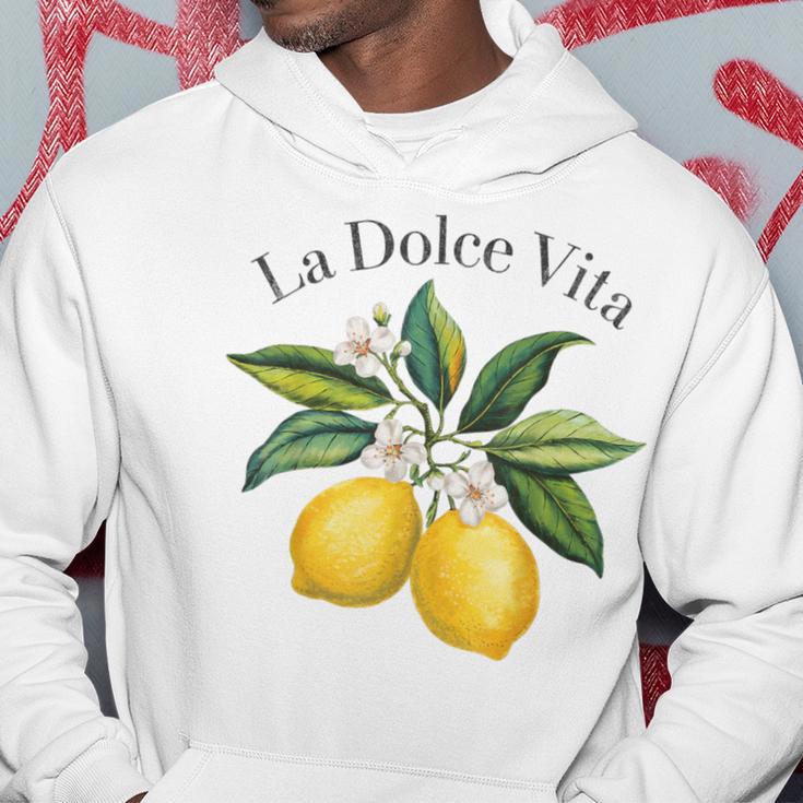 La Dolceita Lemon Italian Summer Limoncello Amalfi Coast Kapuzenpullover Lustige Geschenke