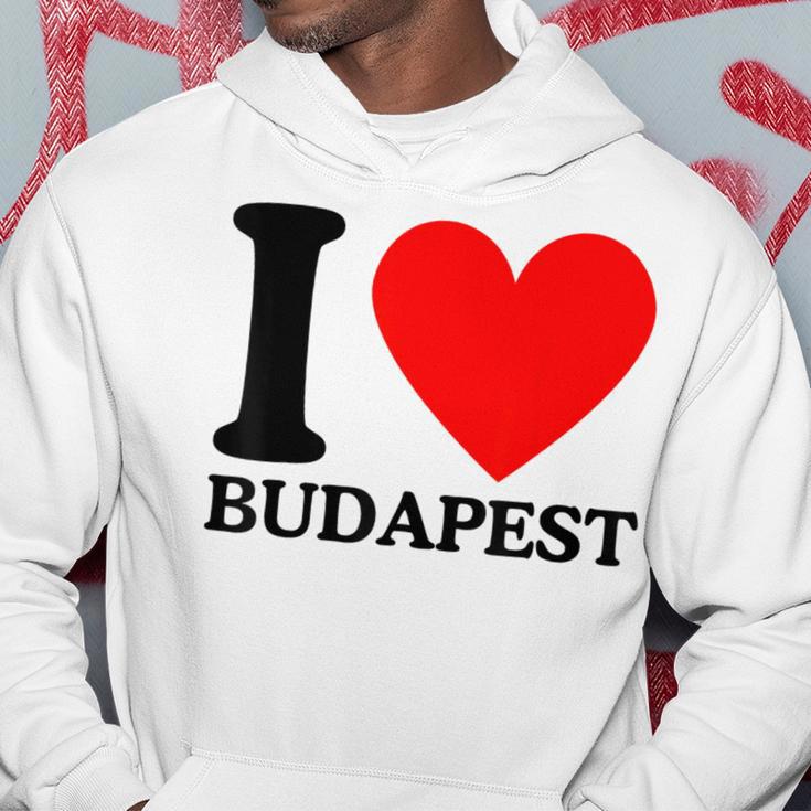 With I Love Budapest Motif Kapuzenpullover Lustige Geschenke