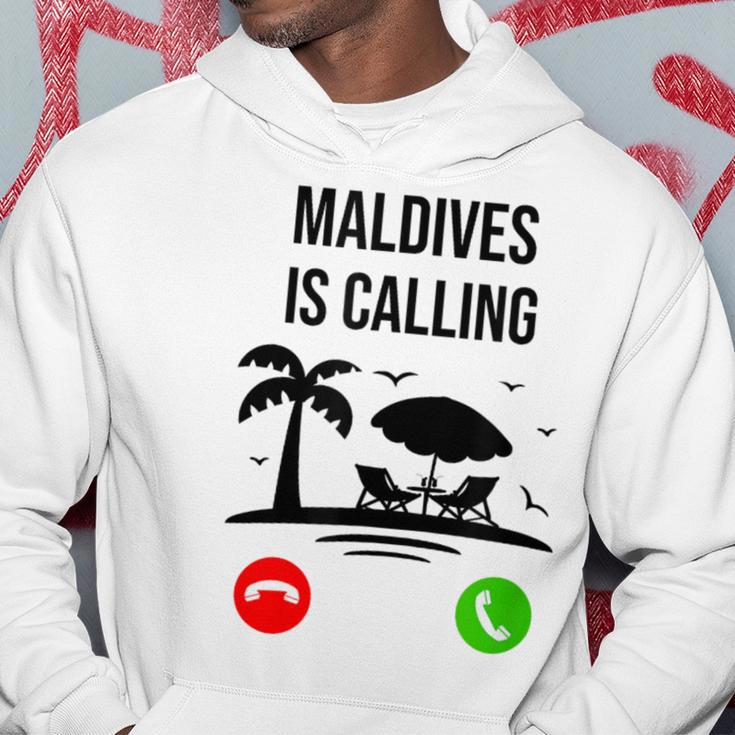 Maldives Calls Souvenir Holiday Travel Summer Kapuzenpullover Lustige Geschenke