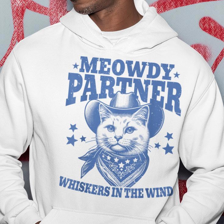 Meowdy Partner Cowboy Catintage Cat Kapuzenpullover Lustige Geschenke