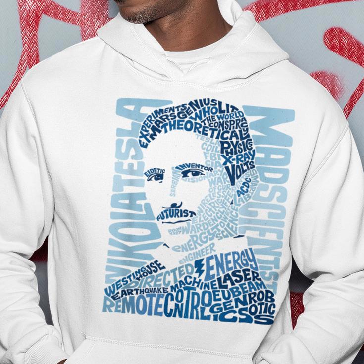 Nikola Tesla Illustration By Glitschika s Kapuzenpullover Lustige Geschenke