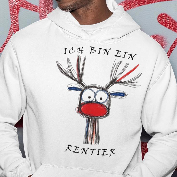 I Am A Reindeer Fun Christmas Gray Kapuzenpullover Lustige Geschenke