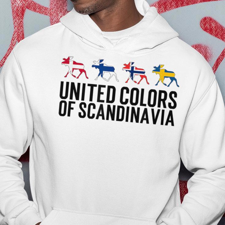 Scandinavia Flags Sweden Norway Denmark Finland Kapuzenpullover Lustige Geschenke