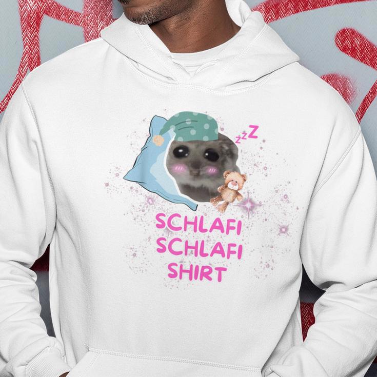 Schlafi Schlafi Hamster Meme Gray Kapuzenpullover Lustige Geschenke