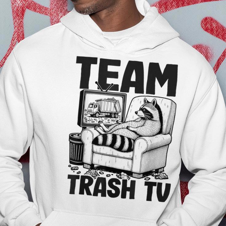 Team Trash Tv Raccoon Gray Kapuzenpullover Lustige Geschenke