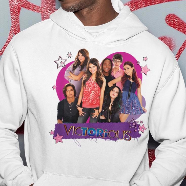 Victorious Main Cast Lovely Group Shot Gray Kapuzenpullover Lustige Geschenke