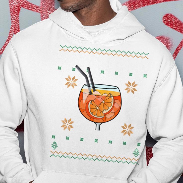 They See Me Aperollin' X Merry Spritzmas Xmas Christmas Long-Sleeved Kapuzenpullover Lustige Geschenke