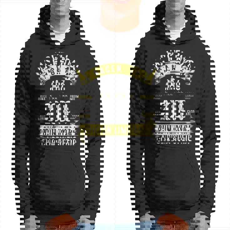 16 Años Cumpleaños Las Leyendas Nacen En Marzo De 2009 Sudadera