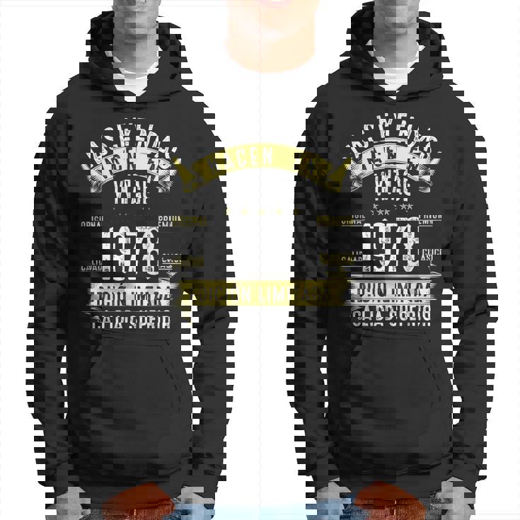 47 Años Cumpleaños Hombre Las Leyendas Nacen Enintage 1978 Sudadera